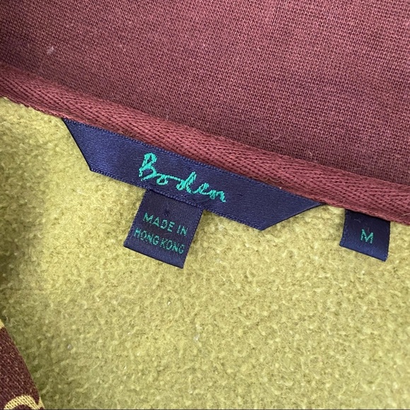 Boden Full zip jacket green brown flower print - Picture 5 of 5